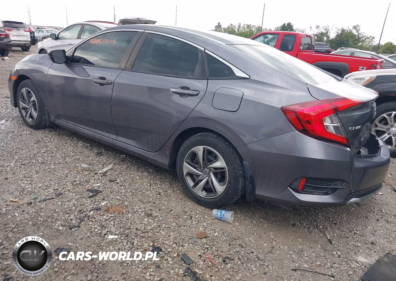 2020 Honda Civic Lx VIN:19XFC2F68LE029296 - 3