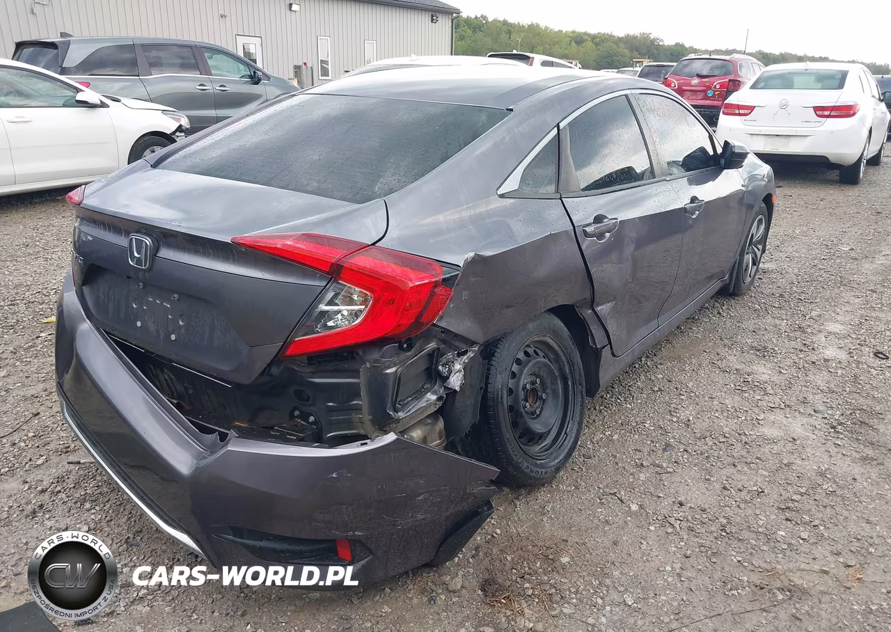 2020 Honda Civic Lx VIN:19XFC2F68LE029296 - 4