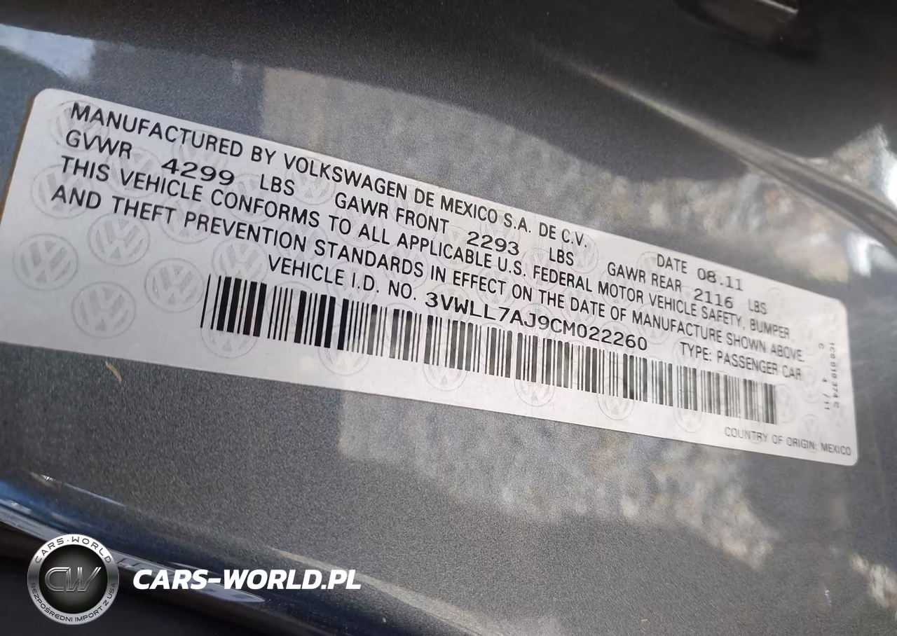 2012 Volkswagen Jetta 2.0L Tdi VIN:3VWLL7AJ9CM022260 - 9