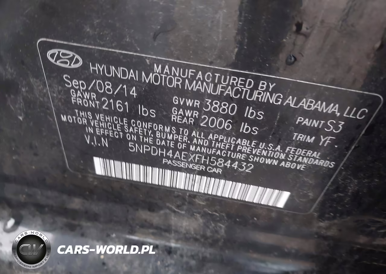 2015 Hyundai Elantra Se VIN:5NPDH4AEXFH584432 - 9