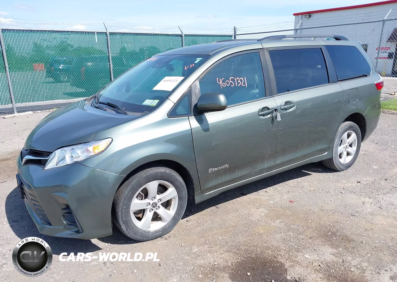 2020 Toyota Sienna Le VIN:5TDKZ3DC1LS066417 - 2