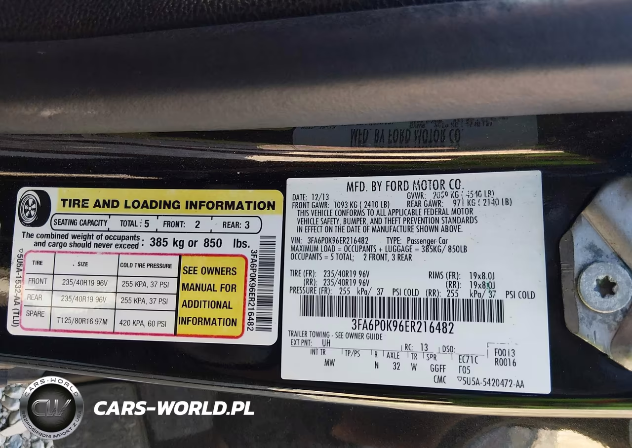 2014 Ford Fusion Titanium VIN:3FA6P0K96ER216482 - 9