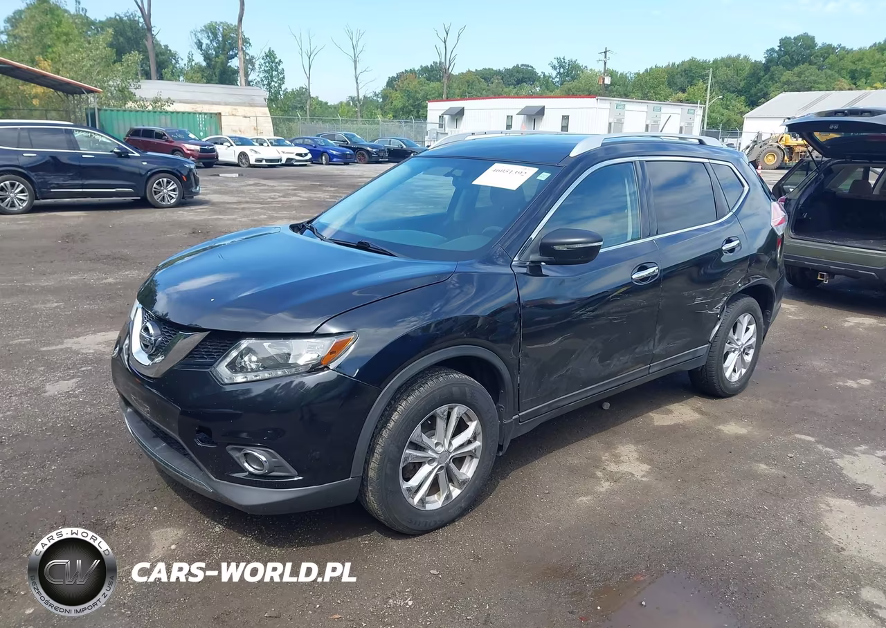 2016 Nissan Rogue Sv VIN:KNMAT2MV2GP680420 - 2