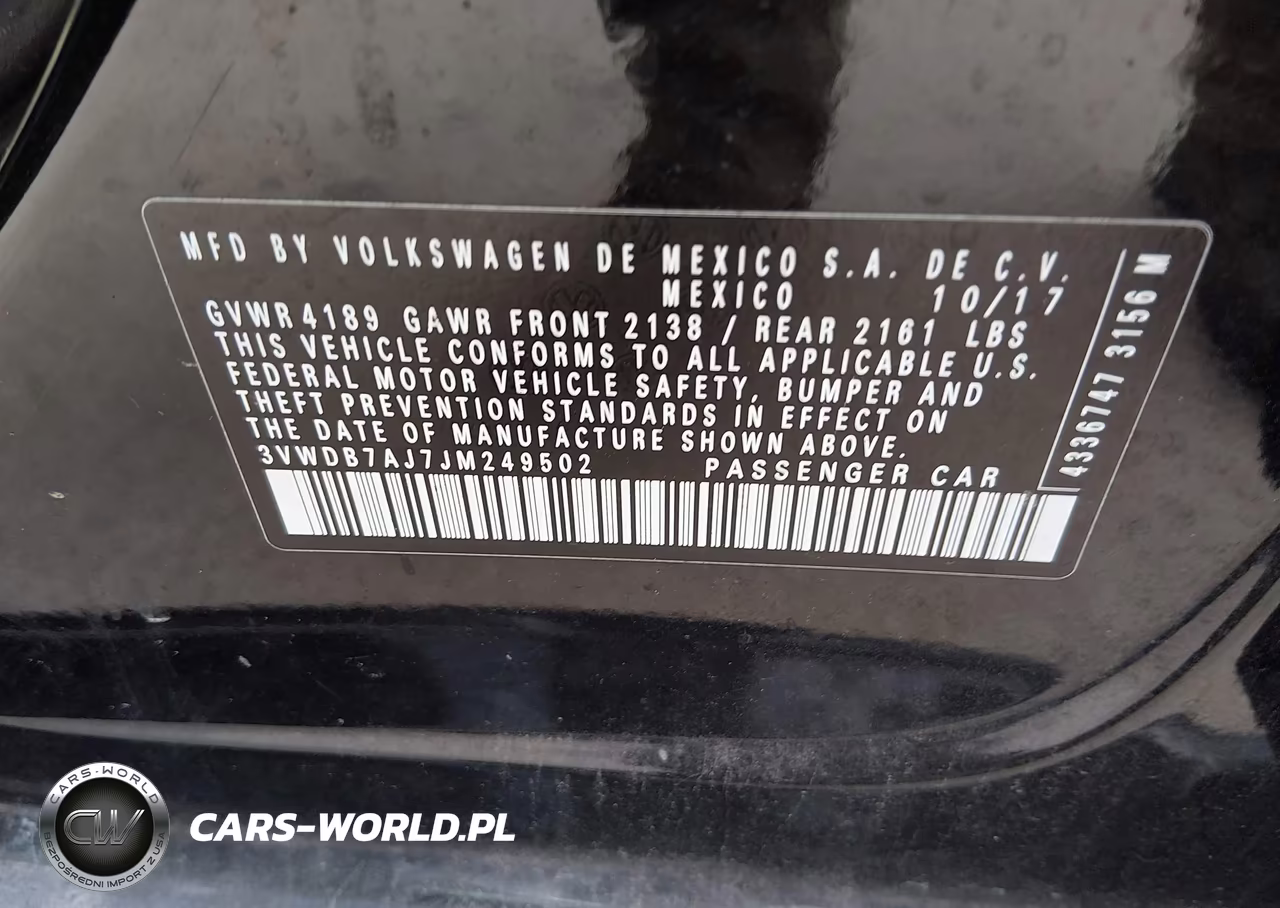 2018 Volkswagen Jetta 1.4T Se-1.4T Wolfsburg Edition VIN:3VWDB7AJ7JM249502 - 9