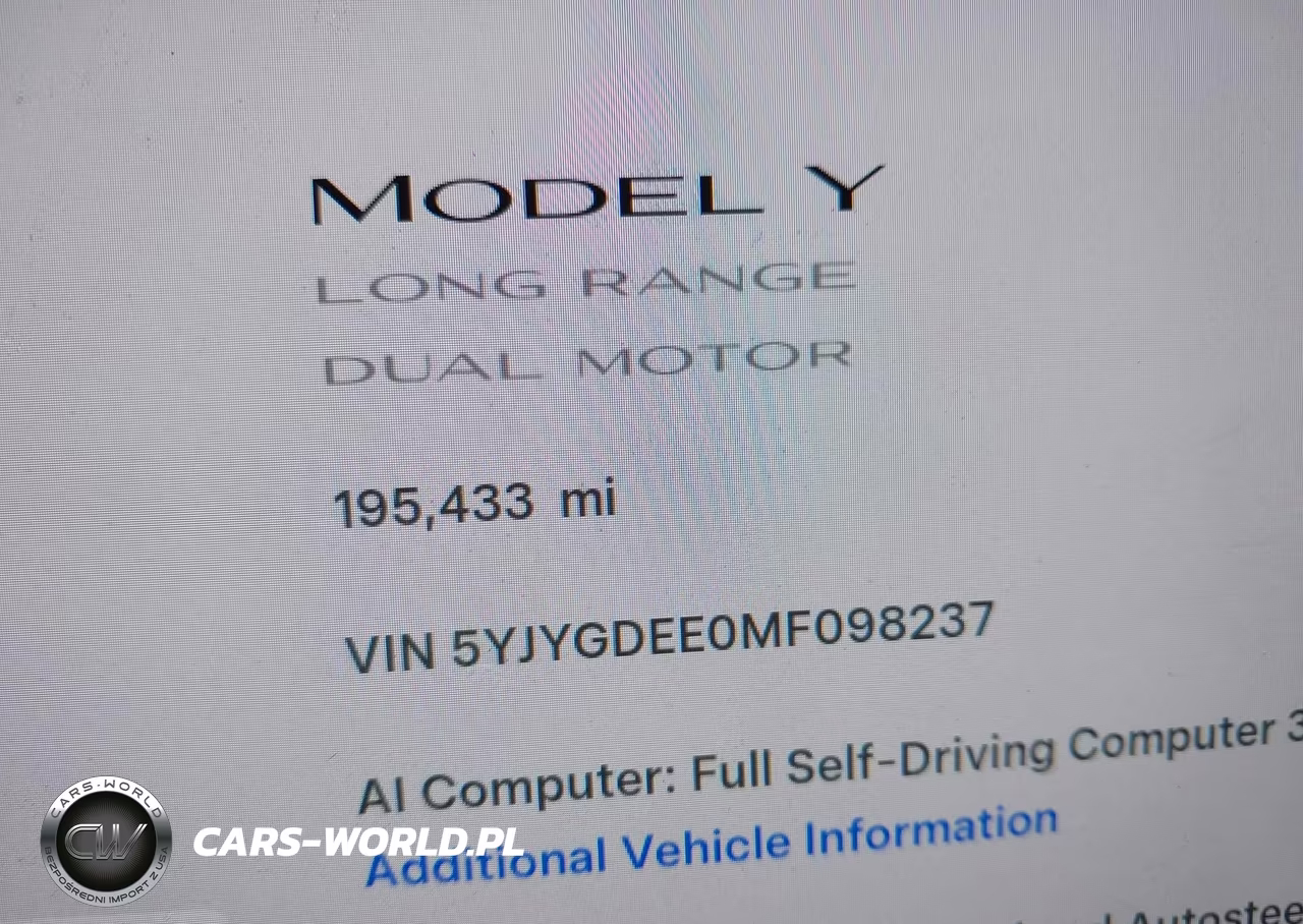 2021 Tesla Model Y Long Range Dual Motor All-Wheel Drive VIN:5YJYGDEE0MF098237 - 16
