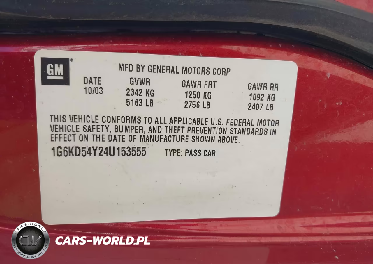 2004 Cadillac Deville Standard VIN:1G6KD54Y24U153555 - 9
