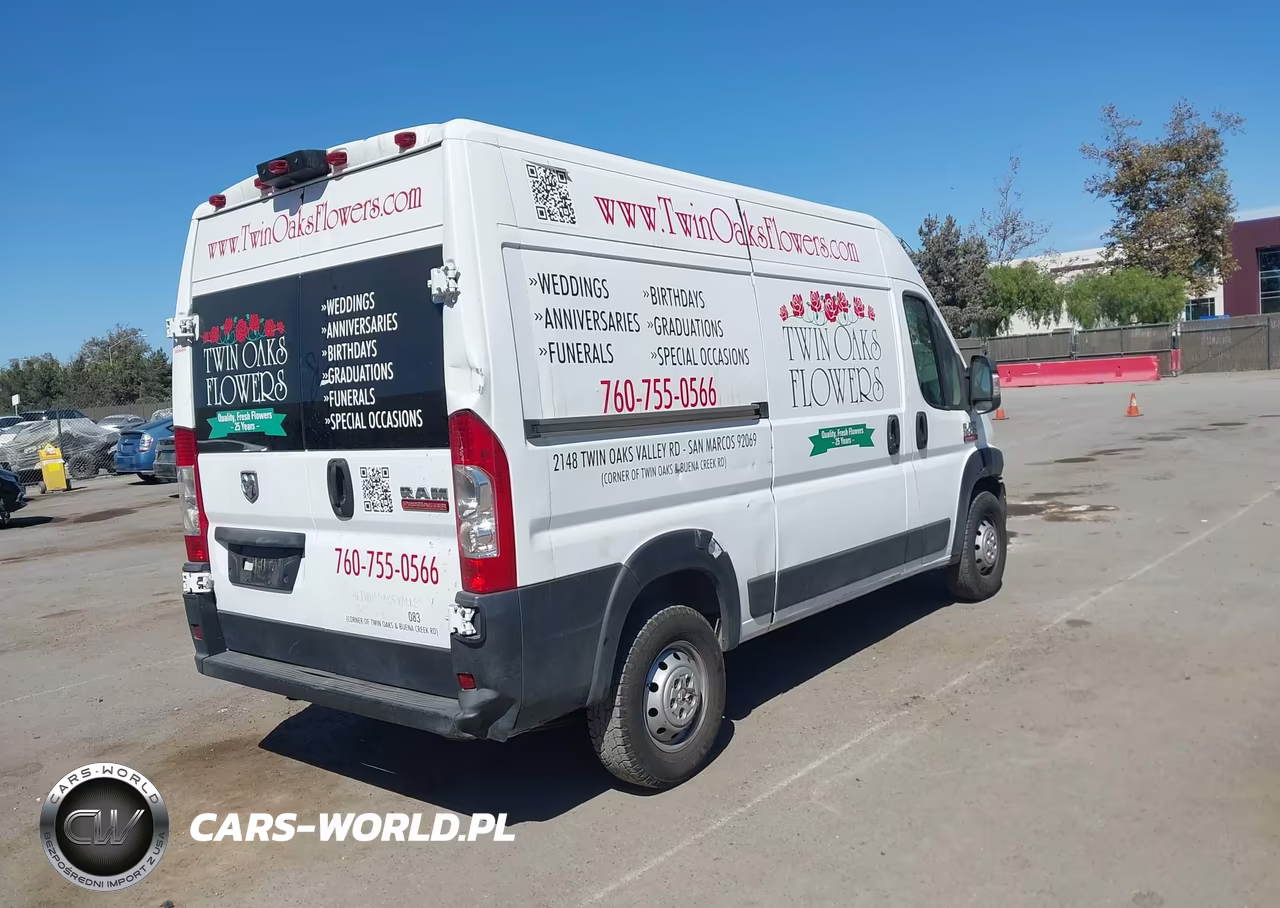 2019 Ram Promaster 1500 High Roof 136 Wb VIN:3C6TRVBG6KE502765 - 4