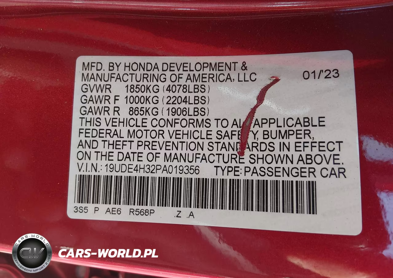2023 Acura Integra A-Spec VIN:19UDE4H32PA019356 - 9