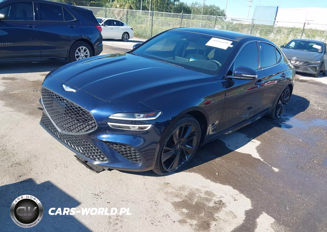2022 Genesis G70 3.3T Rwd VIN:KMTG54TE5NU082131 - 2