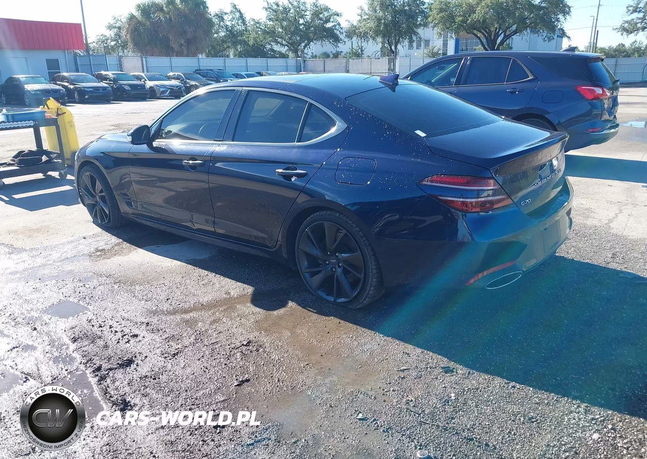 2022 Genesis G70 3.3T Rwd VIN:KMTG54TE5NU082131 - 3