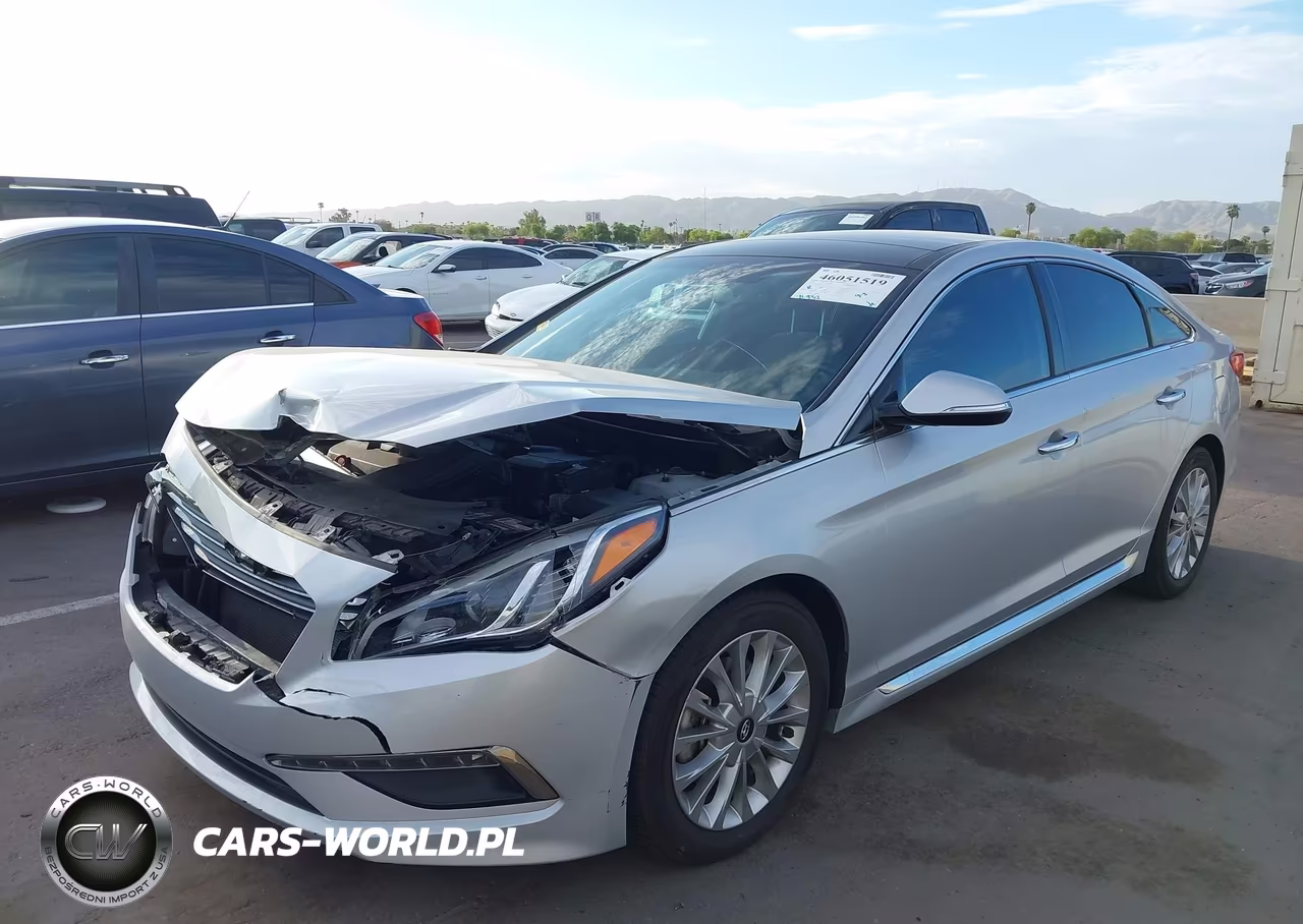 2015 Hyundai Sonata Limited VIN:5NPE34AF1FH077091 - 6