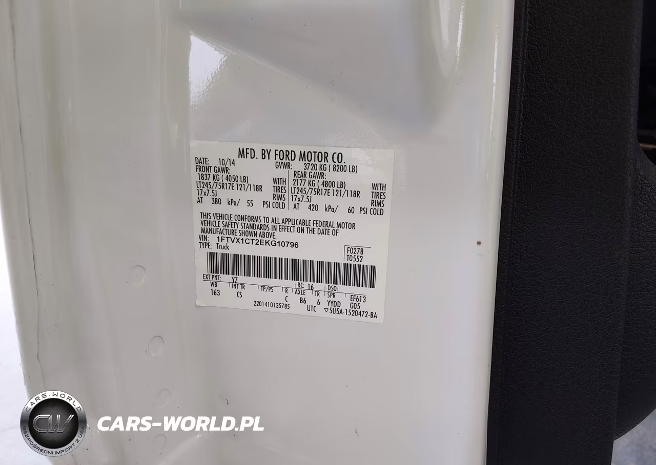 2014 Ford F-150 Xl VIN:1FTVX1CT2EKG10796 - 9