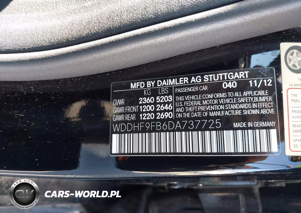 2013 Mercedes-Benz E 400 Hybrid Sport VIN:WDDHF9FB6DA737725 - 9