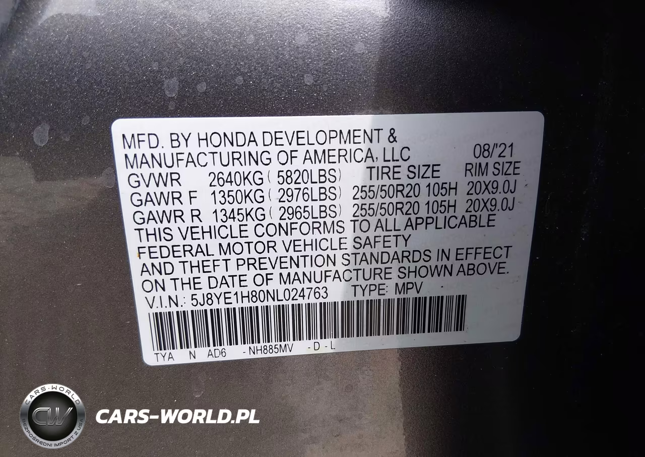 2022 Acura Mdx Advance VIN:5J8YE1H80NL024763 - 9