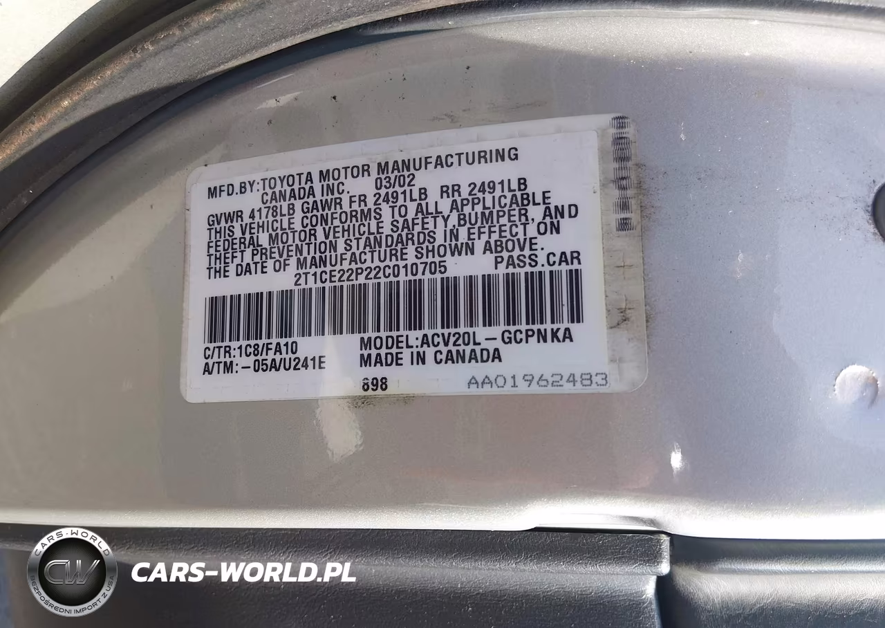 2002 Toyota Camry Solara Se VIN:2T1CE22P22C010705 - 9