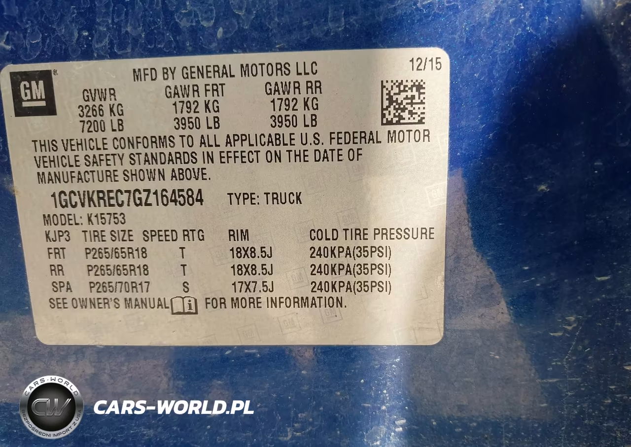 2016 Chevrolet Silverado 1500 Lt VIN:1GCVKREC7GZ164584 - 9