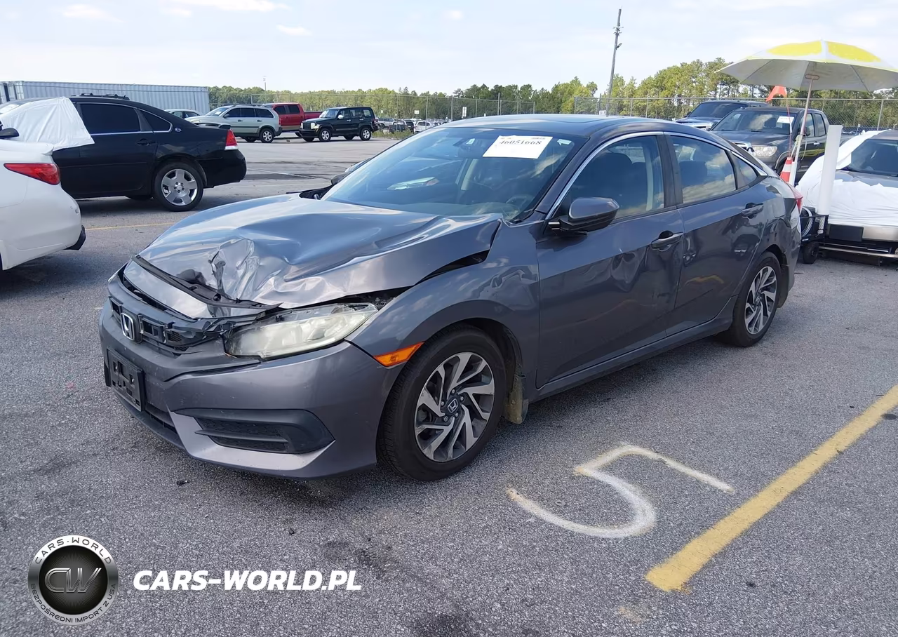 2016 Honda Civic Ex VIN:19XFC2F79GE014322 - 2