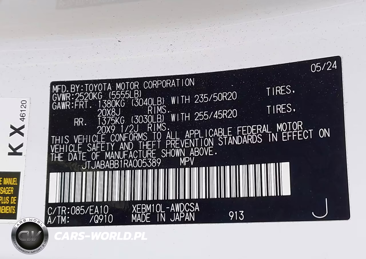 2024 Lexus Rz 300E Premium VIN:JTJABABB1RA005389 - 9