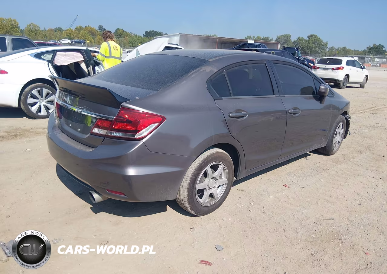 2014 Honda Civic Lx VIN:19XFB2F5XEE054956 - 4