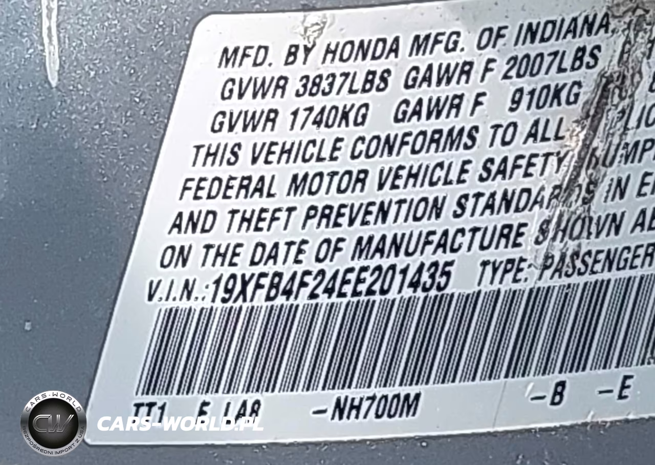 2014 Honda Civic Hybrid VIN:19XFB4F24EE201435 - 9
