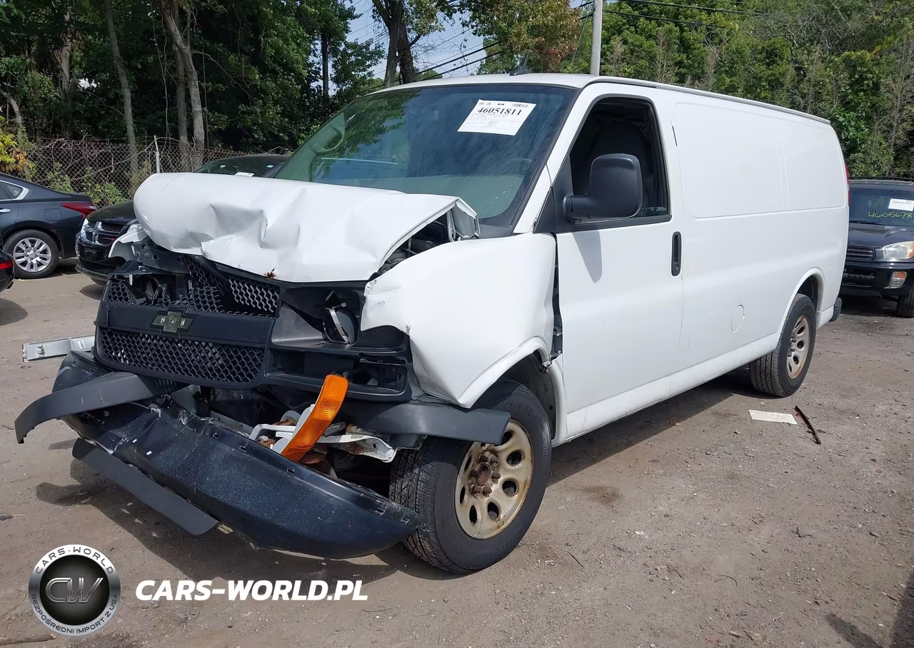 2013 Chevrolet Express 1500 Work Van VIN:1GCSGAFXXD1170459 - 2