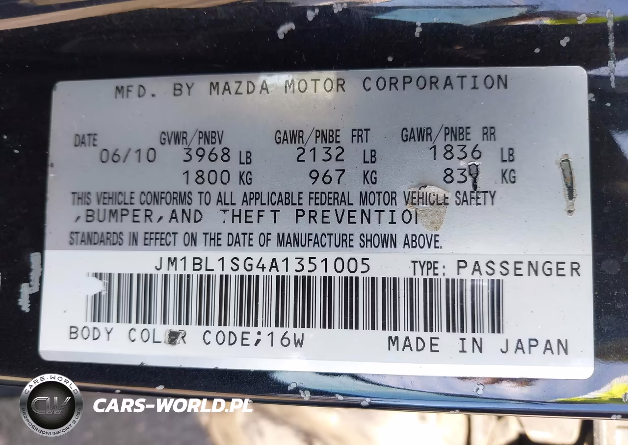 2010 Mazda Mazda3 I Sport VIN:JM1BL1SG4A1351005 - 9