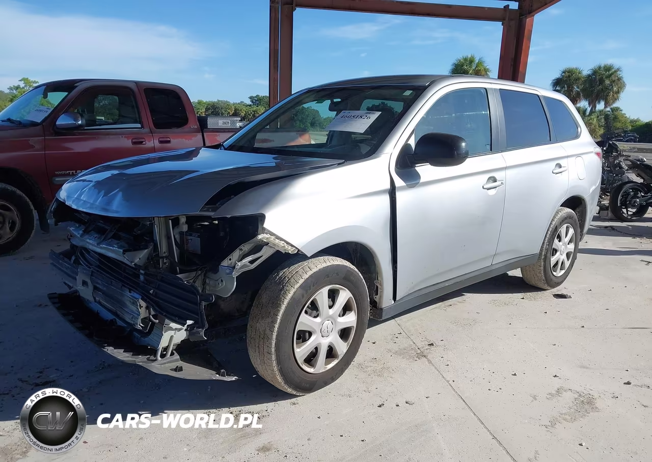 2014 Mitsubishi Outlander Es VIN:JA4AD2A31EZ001362 - 2