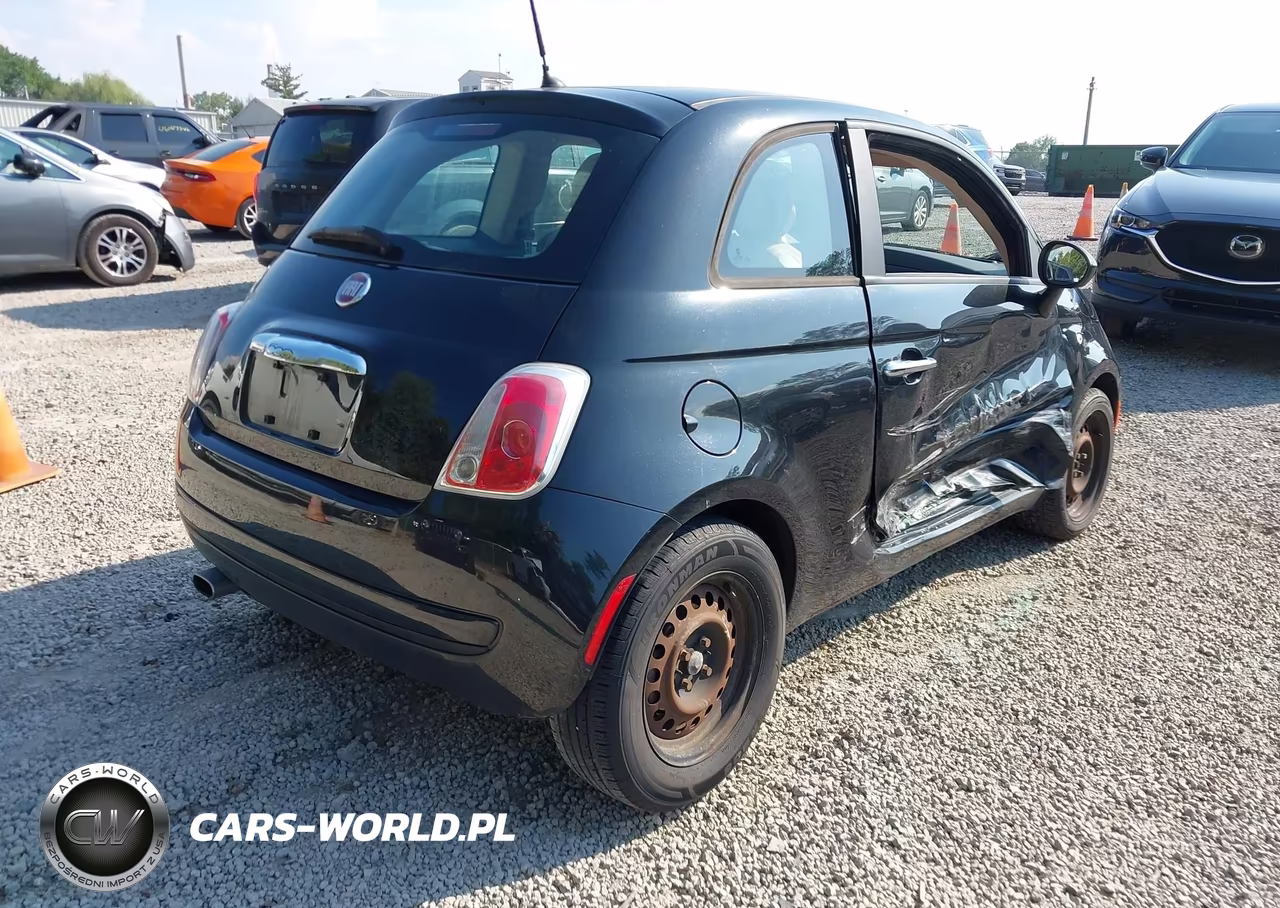 2013 Fiat 500 Pop VIN:3C3CFFAR5DT726283 - 4