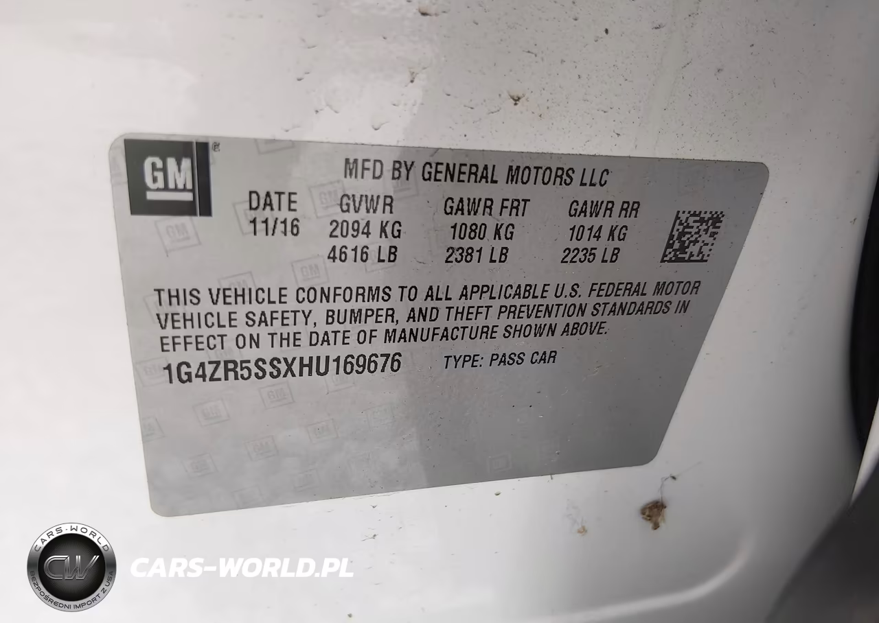 2017 Buick Lacrosse Premium VIN:1G4ZR5SSXHU169676 - 9
