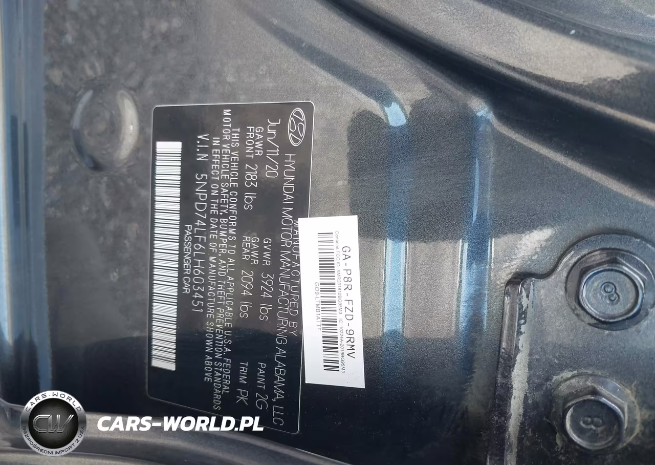2020 Hyundai Elantra Se VIN:5NPD74LF6LH603451 - 9