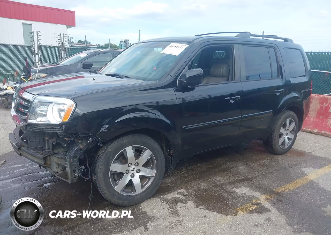 2012 Honda Pilot Ex-L VIN:5FNYF4H58CB047162 - 2