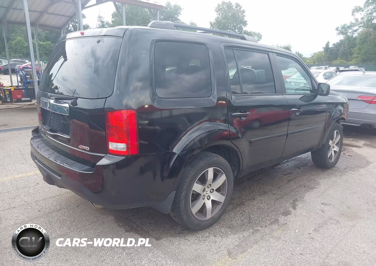 2012 Honda Pilot Ex-L VIN:5FNYF4H58CB047162 - 4