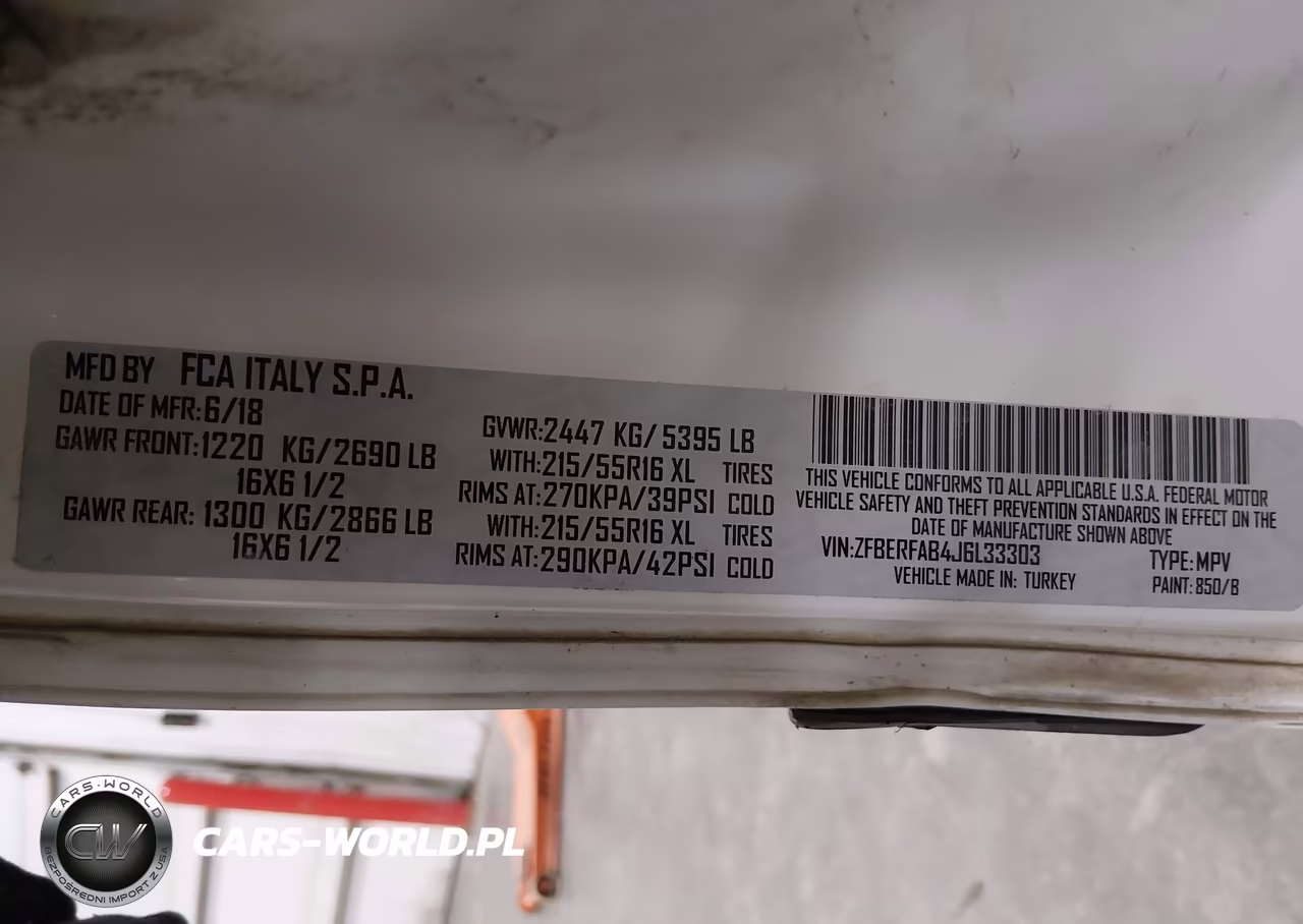 2018 Ram Promaster City Tradesman VIN:ZFBERFAB4J6L33303 - 9