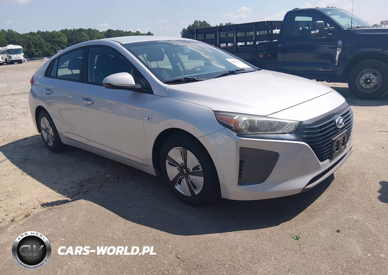 2018 Hyundai Ioniq Hybrid Blue VIN:KMHC65LC8JU075890 - 1