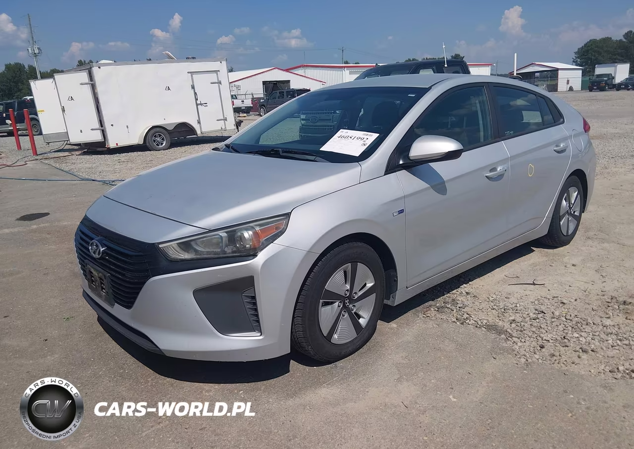 2018 Hyundai Ioniq Hybrid Blue VIN:KMHC65LC8JU075890 - 2