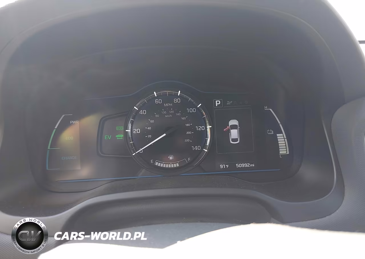 2018 Hyundai Ioniq Hybrid Blue VIN:KMHC65LC8JU075890 - 7