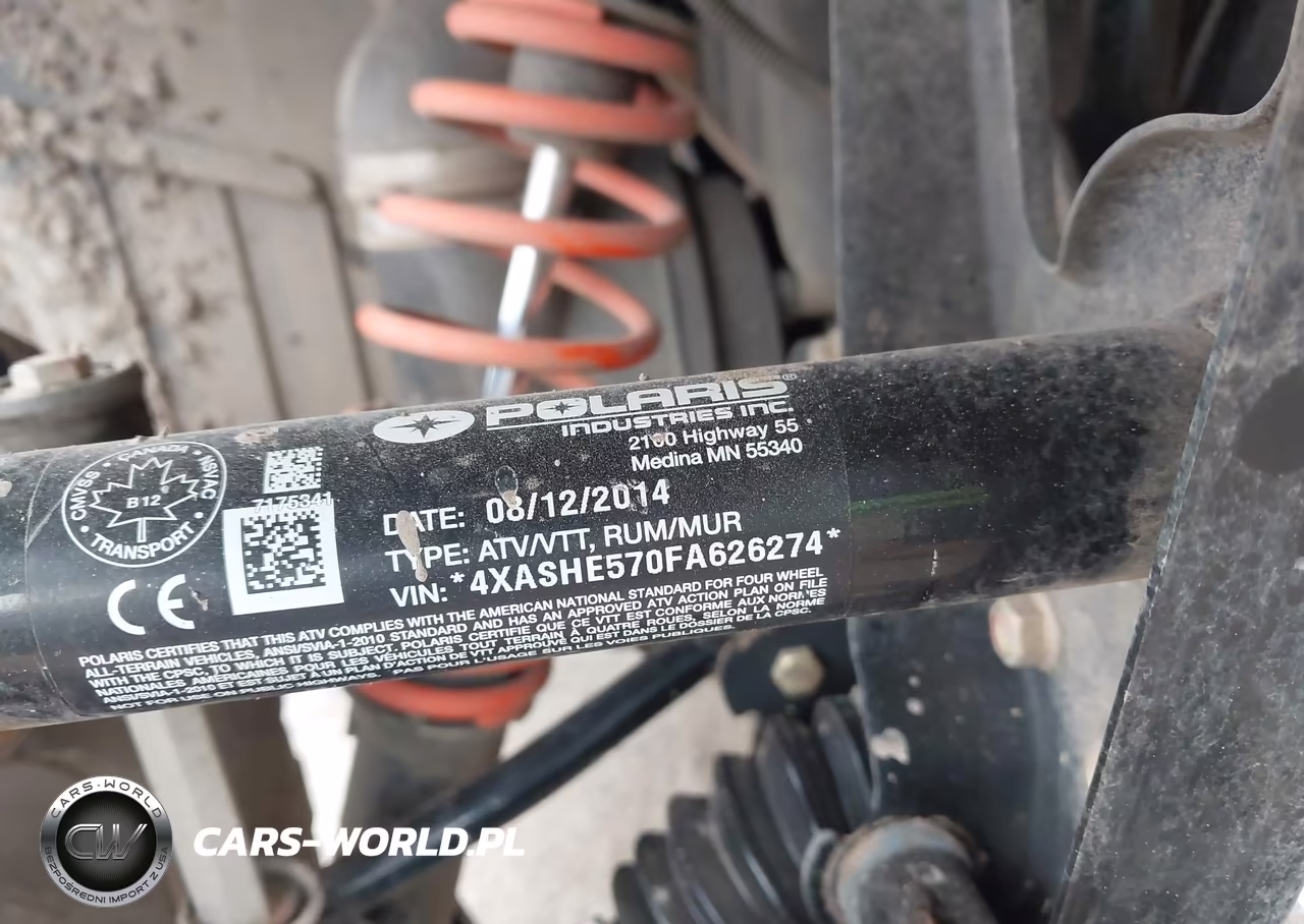 2015 Polaris Sportsman 570 Sp VIN:4XASHE570FA626274 - 10