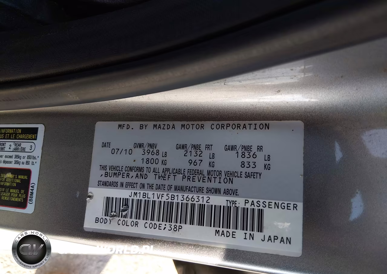 2011 Mazda Mazda3 I Touring VIN:JM1BL1VF5B1366312 - 9