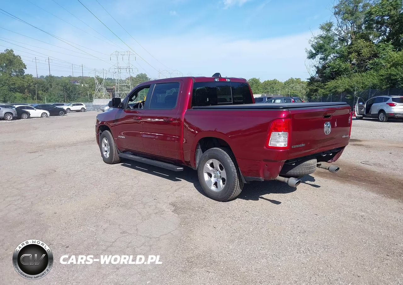 2019 Ram 1500 Big Horn-Lone Star 4X4 5'7 Box VIN:1C6SRFFT8KN626900 - 3