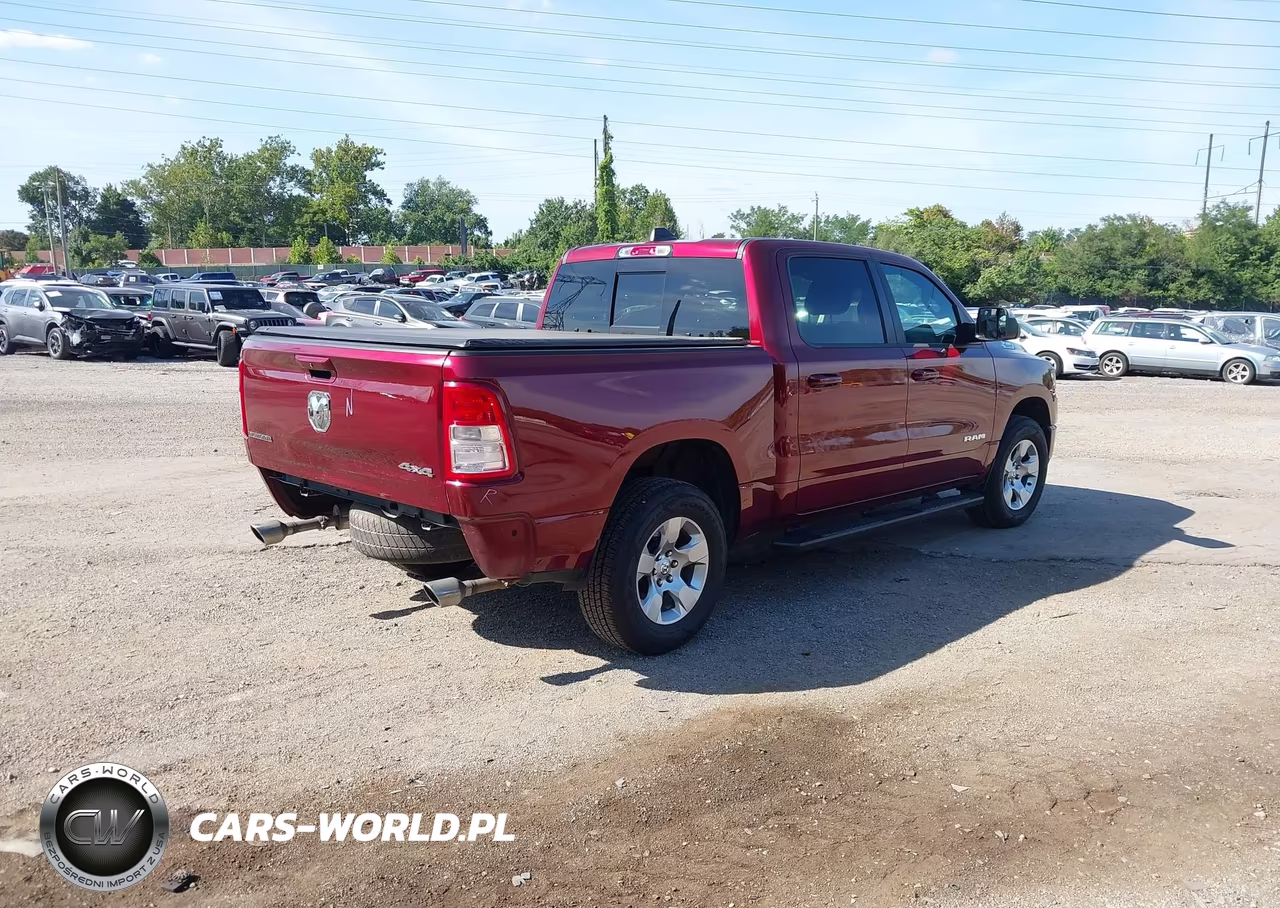 2019 Ram 1500 Big Horn-Lone Star 4X4 5'7 Box VIN:1C6SRFFT8KN626900 - 4