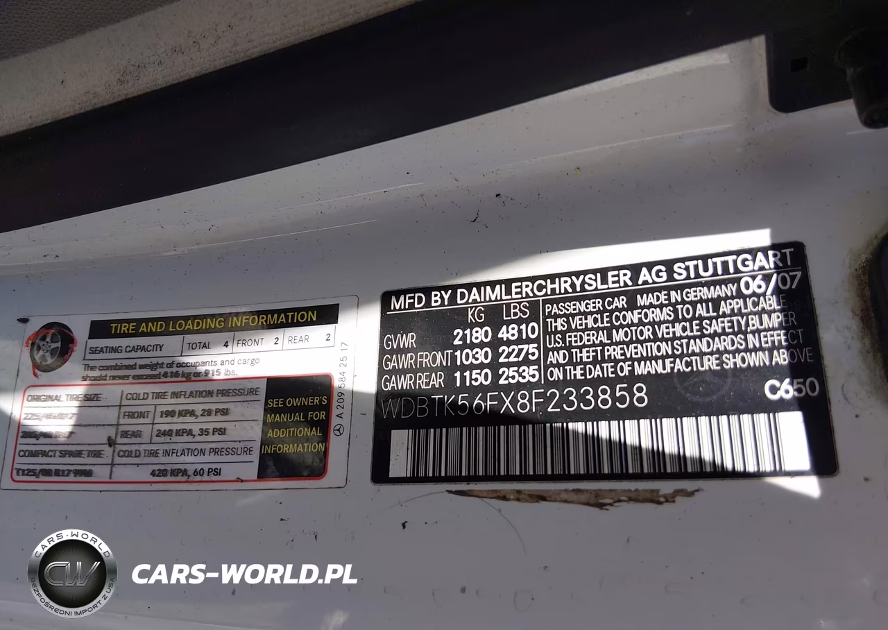 2008 Mercedes-Benz Clk 350 VIN:WDBTK56FX8F233858 - 9