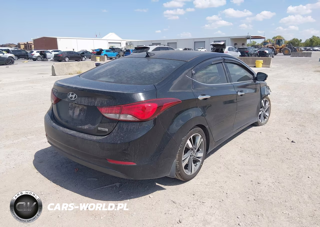 2016 Hyundai Elantra Limited VIN:KMHDH4AE7GU607586 - 4
