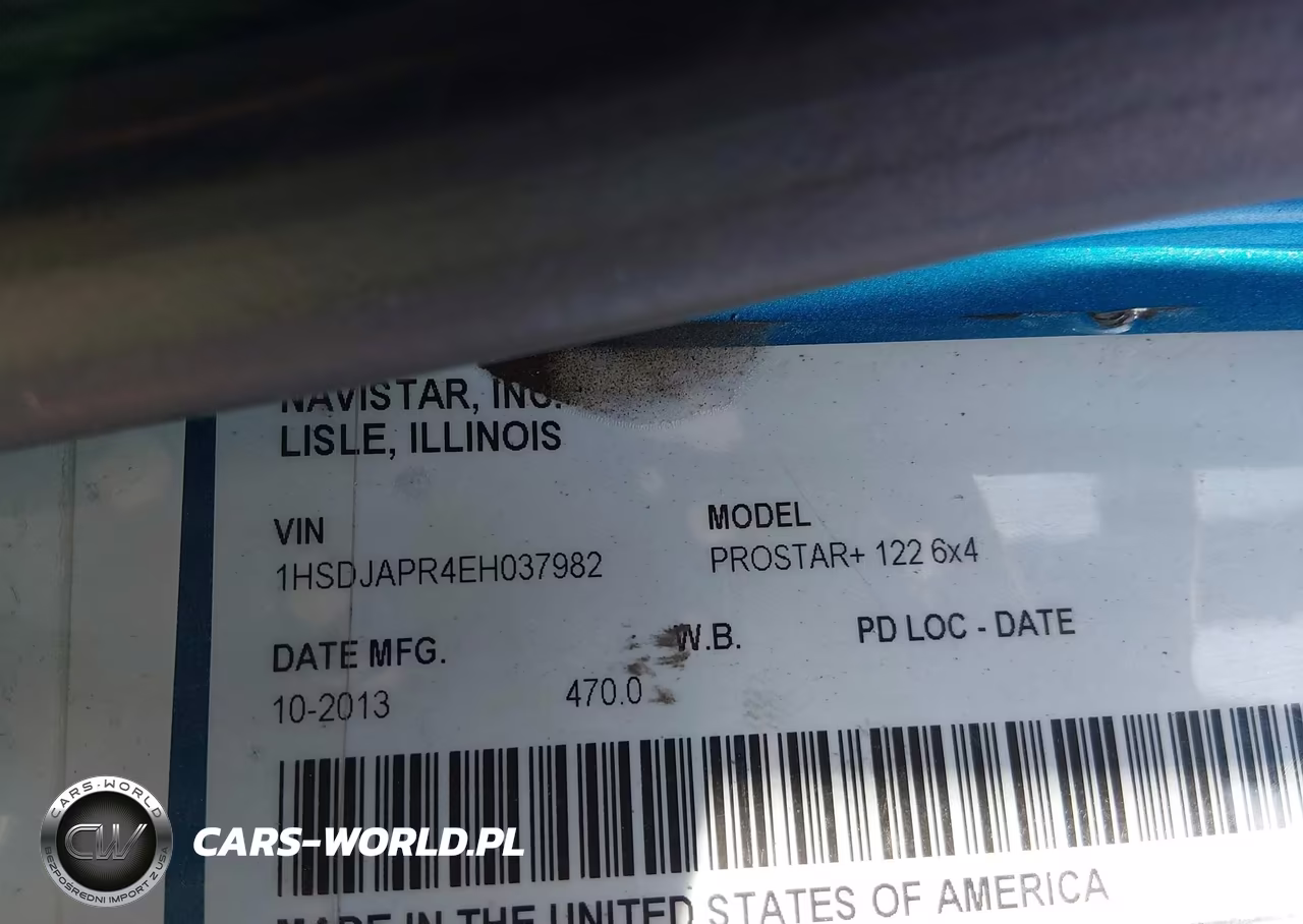 2014 International Prostar VIN:1HSDJAPR4EH037982 - 8