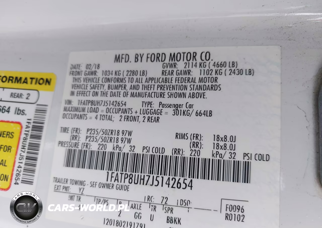 2018 Ford Mustang Ecoboost Premium VIN:1FATP8UH7J5142654 - 9