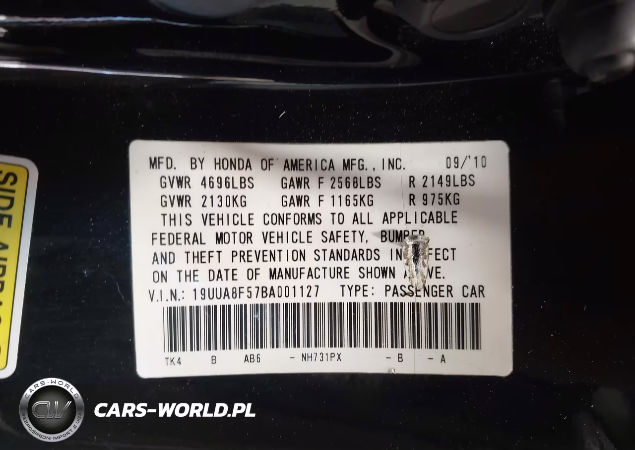 2011 Acura Tl 3.5 VIN:19UUA8F57BA001127 - 9