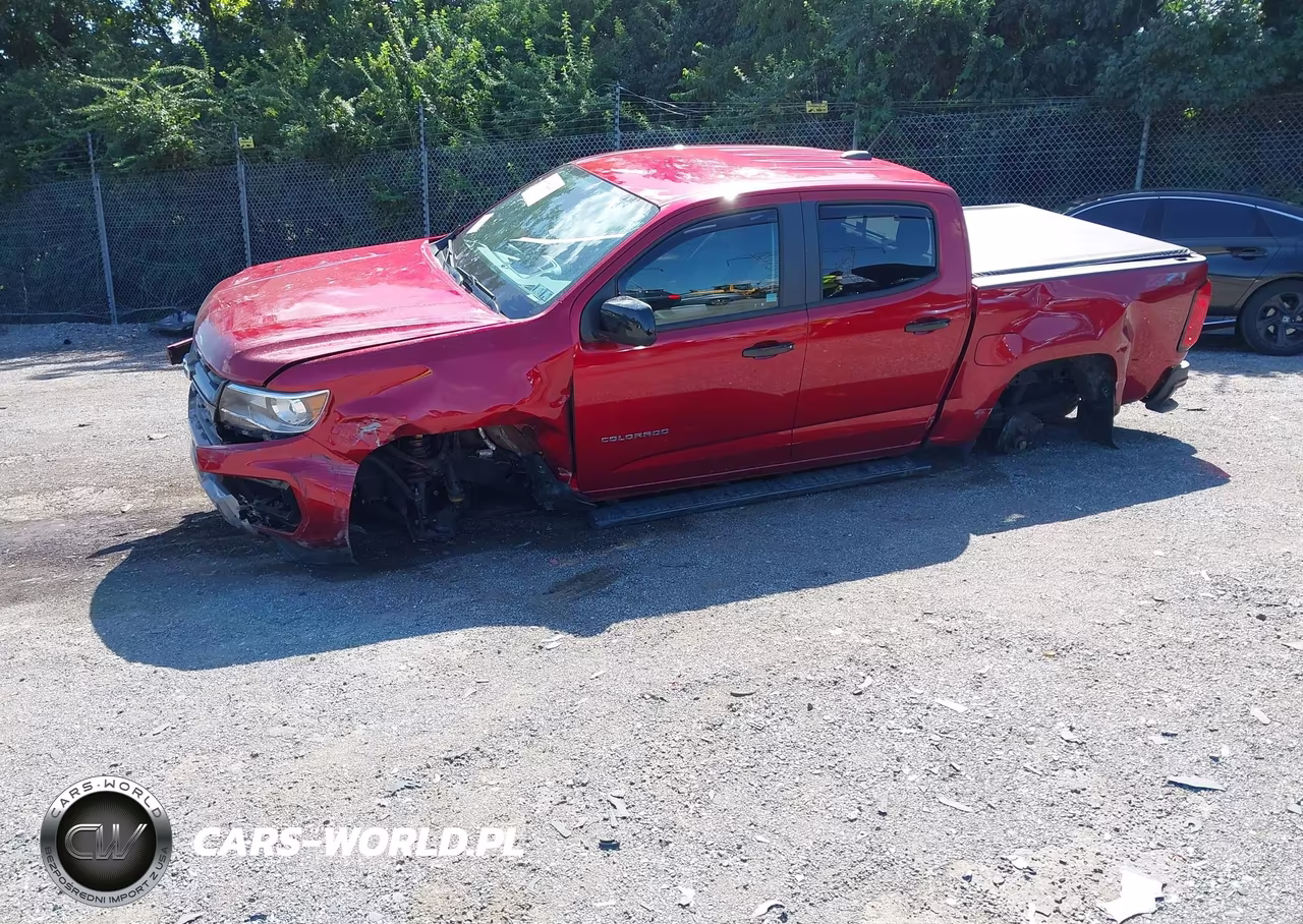 2021 Chevrolet Colorado 4Wd Short Box Z71 VIN:1GCGTDEN7M1208779 - 2