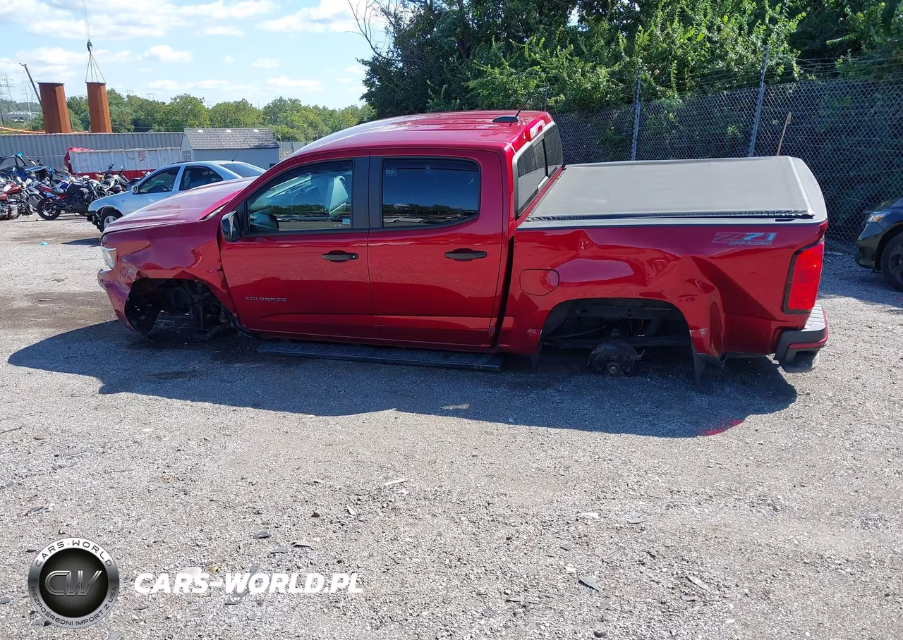 2021 Chevrolet Colorado 4Wd Short Box Z71 VIN:1GCGTDEN7M1208779 - 3