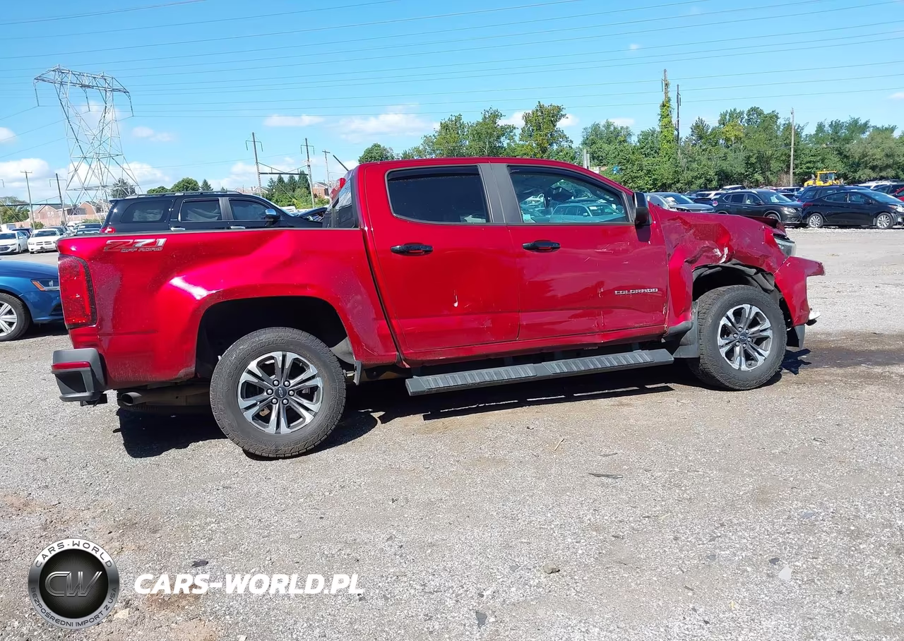 2021 Chevrolet Colorado 4Wd Short Box Z71 VIN:1GCGTDEN7M1208779 - 4