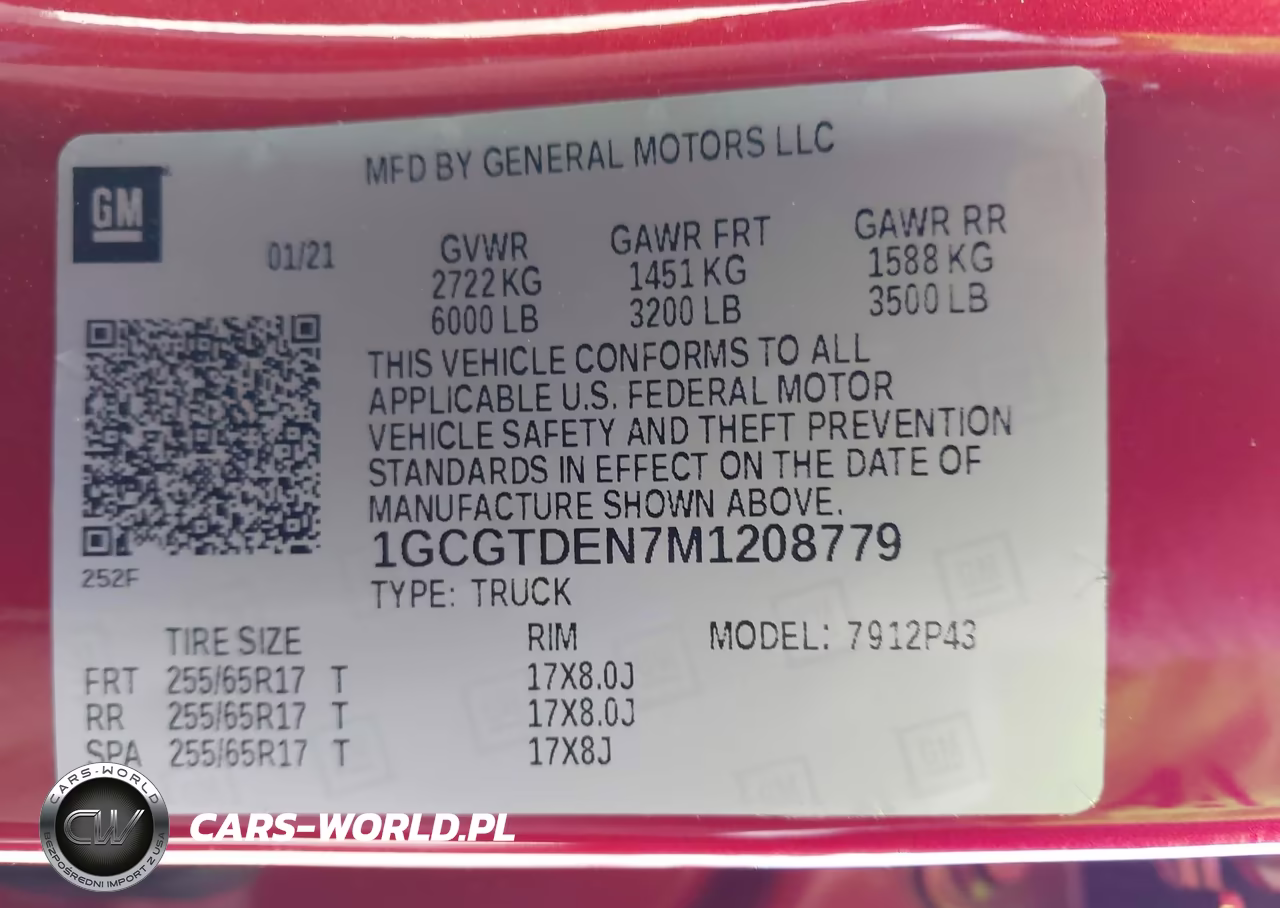 2021 Chevrolet Colorado 4Wd Short Box Z71 VIN:1GCGTDEN7M1208779 - 9