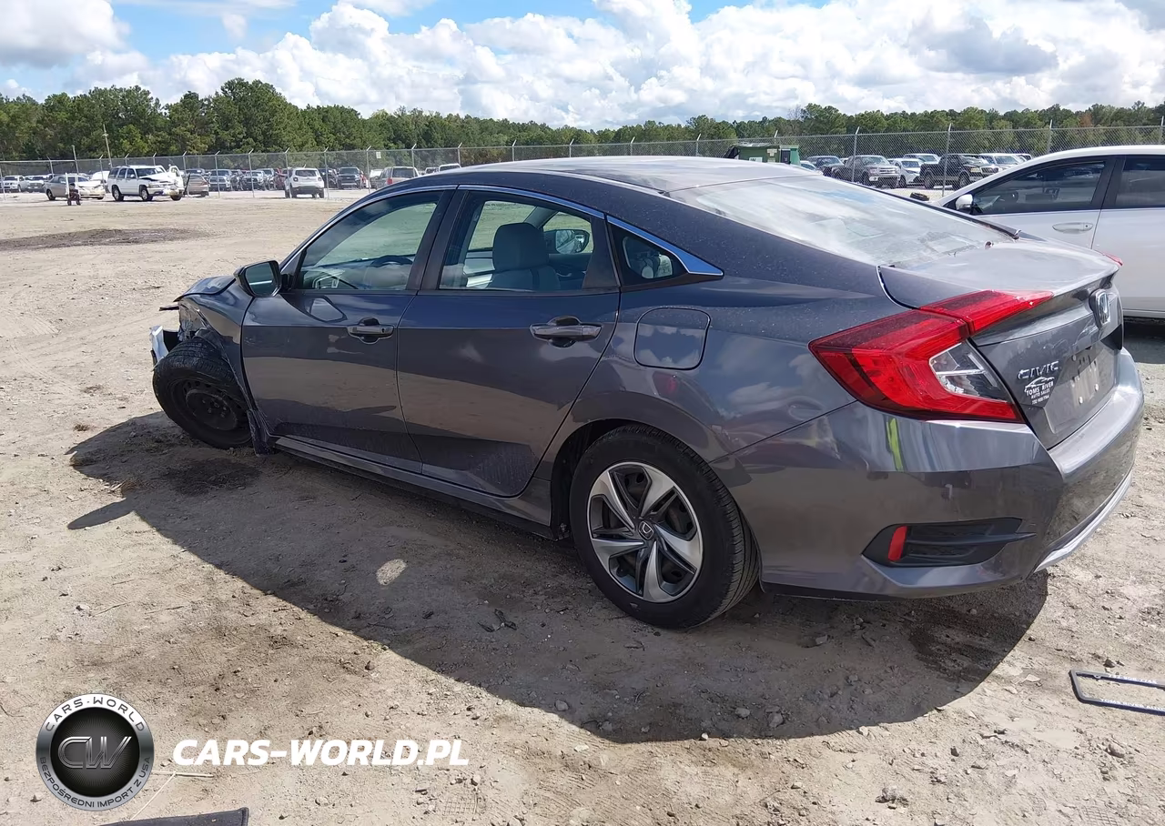 2019 Honda Civic Lx VIN:2HGFC2F60KH519736 - 3